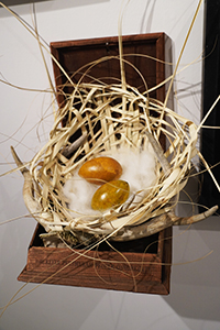 Image of Martha Campbell's multi media sculpture Nesting.